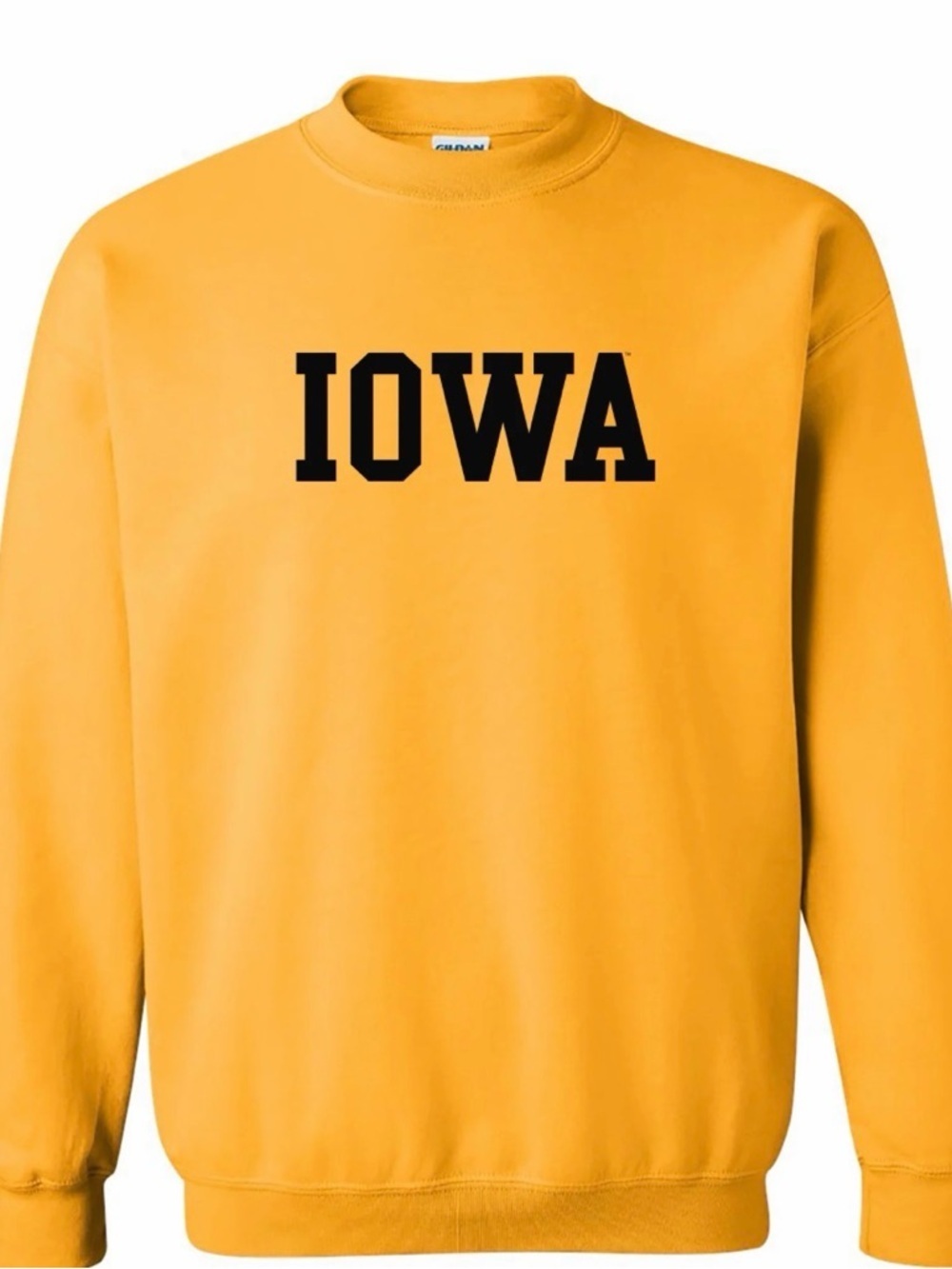 Underground Gold Crewneck with Black Print